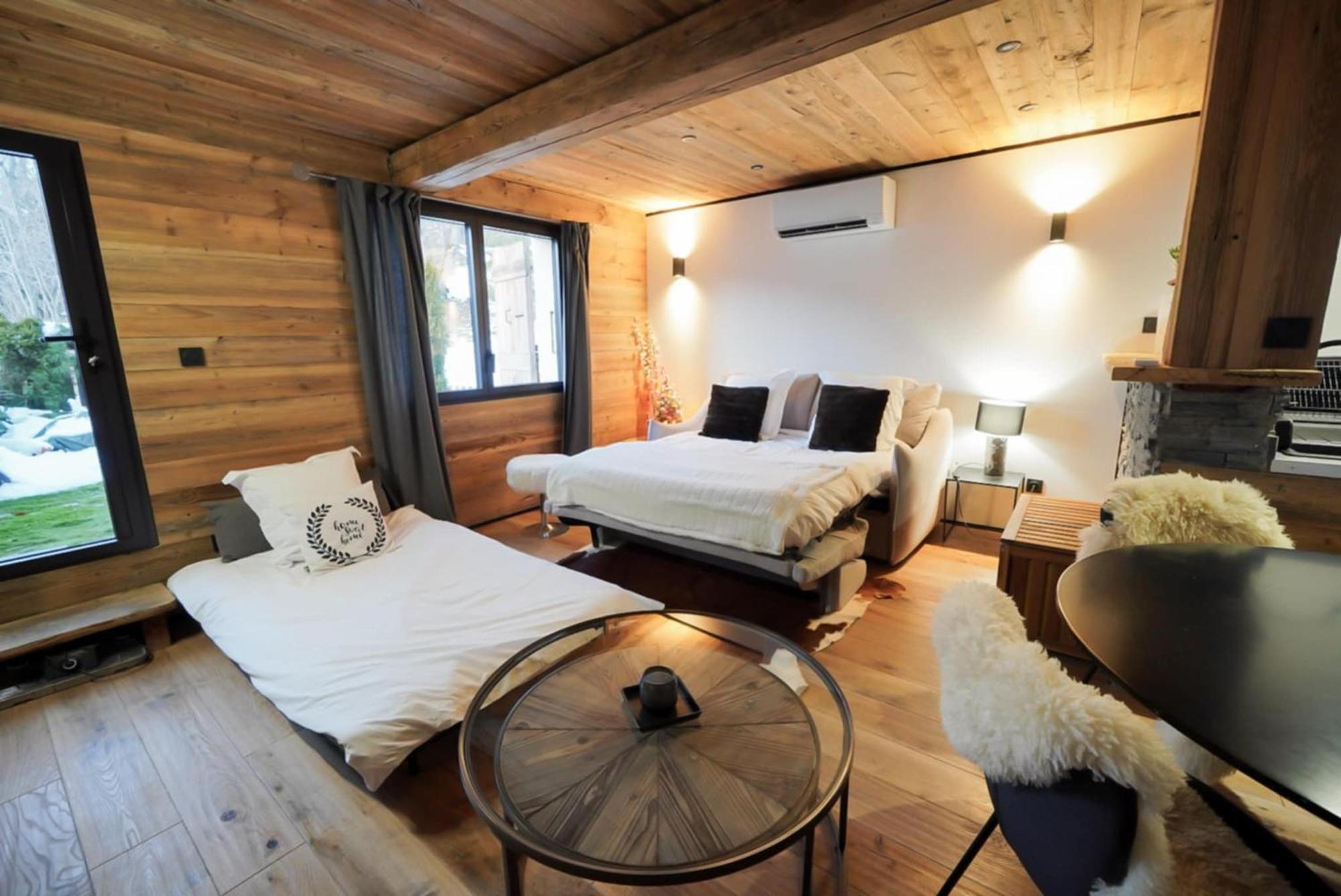 Logement A Megeve Avec Jardin المظهر الخارجي الصورة